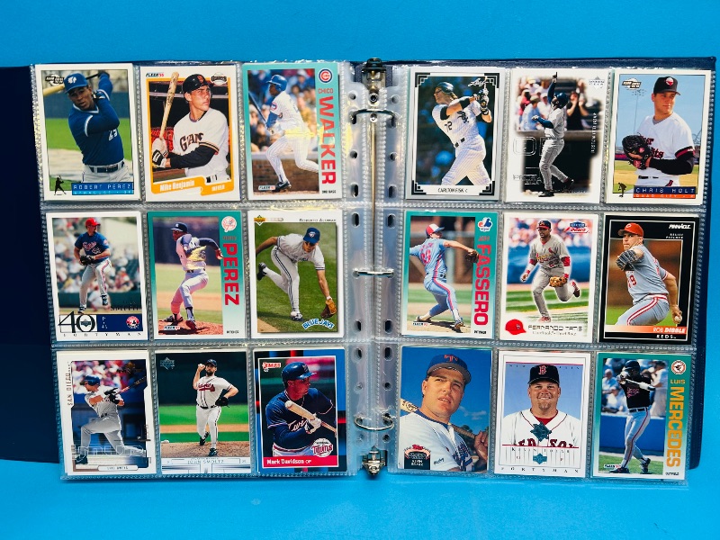 Photo 6 of 812231… final sale no returns/refunds-324 mixed baseball cards in binder 