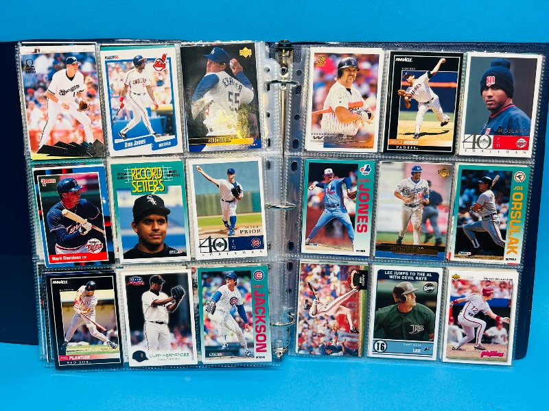 Photo 11 of 812231… final sale no returns/refunds-324 mixed baseball cards in binder 