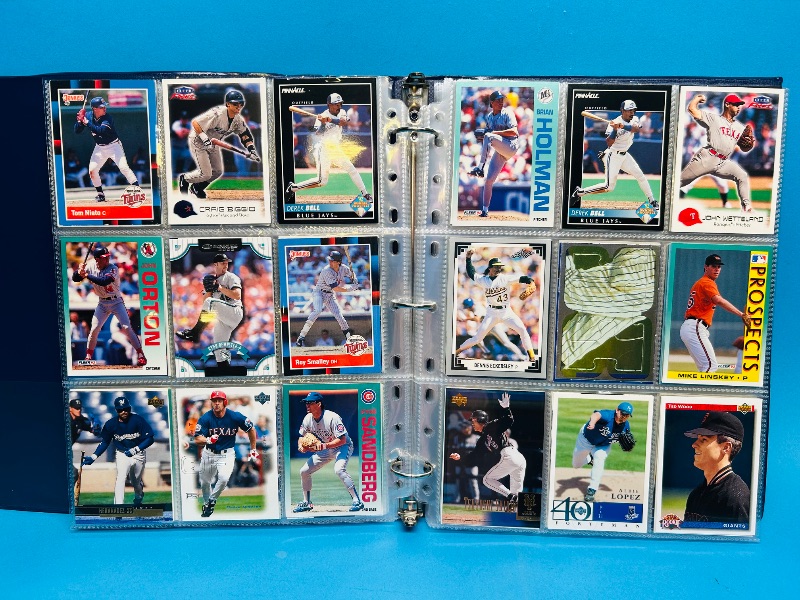 Photo 15 of 812231… final sale no returns/refunds-324 mixed baseball cards in binder 