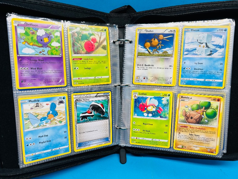 Photo 1 of 812232… final sale no returns/refunds-152 mixed Pokemon cards in binder 
