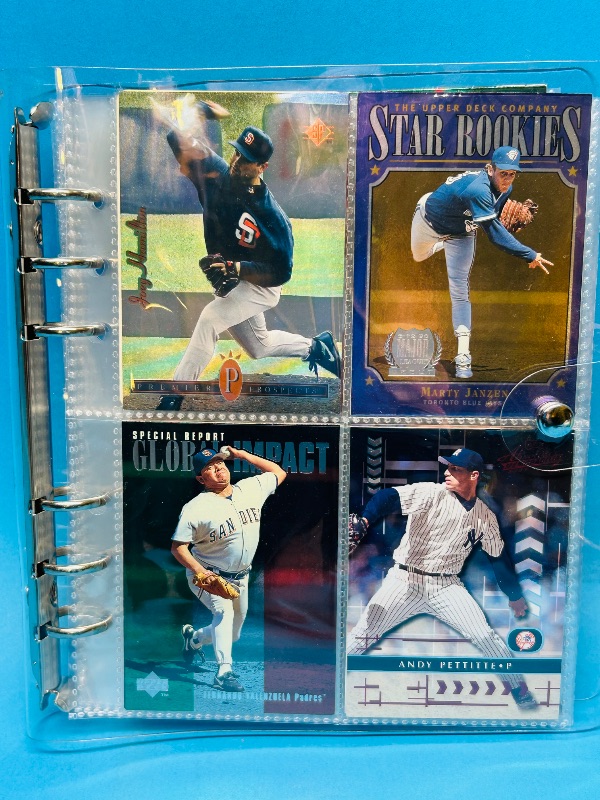 Photo 3 of 812233… final sale no returns/refunds-80 holo, chrome, foil, refractor baseball cards in binder 