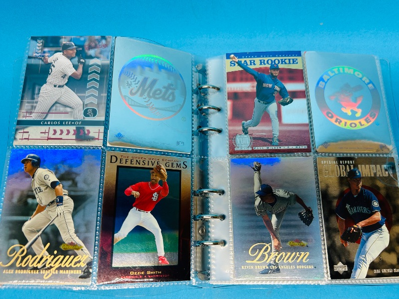 Photo 10 of 812233… final sale no returns/refunds-80 holo, chrome, foil, refractor baseball cards in binder 