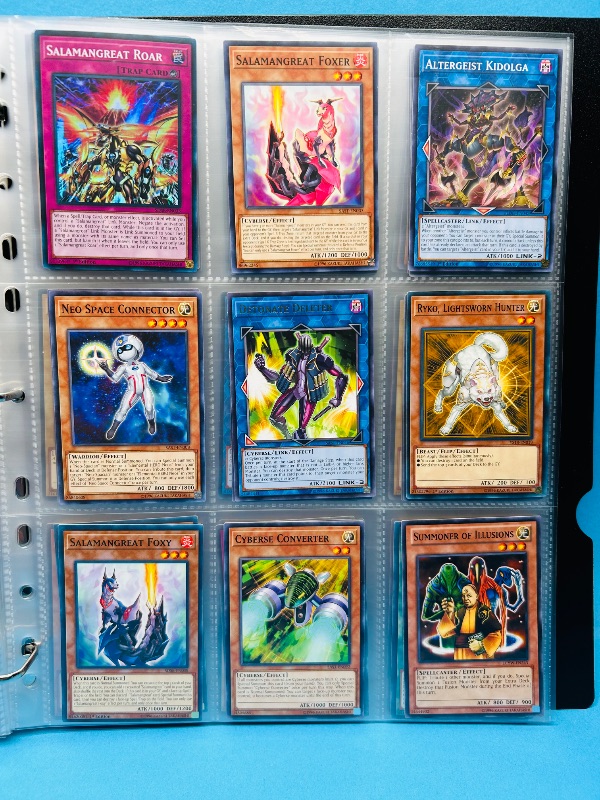 Photo 15 of 812256… final sale no returns/refunds -135 mixed Yu-Gi-Oh cards in binder -some holo