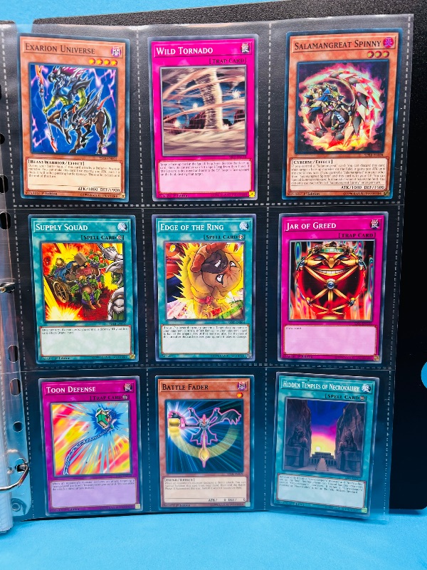 Photo 2 of 812256… final sale no returns/refunds -135 mixed Yu-Gi-Oh cards in binder -some holo