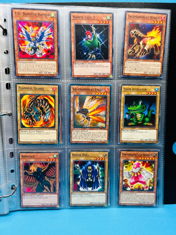 Photo 14 of 812256… final sale no returns/refunds -135 mixed Yu-Gi-Oh cards in binder -some holo