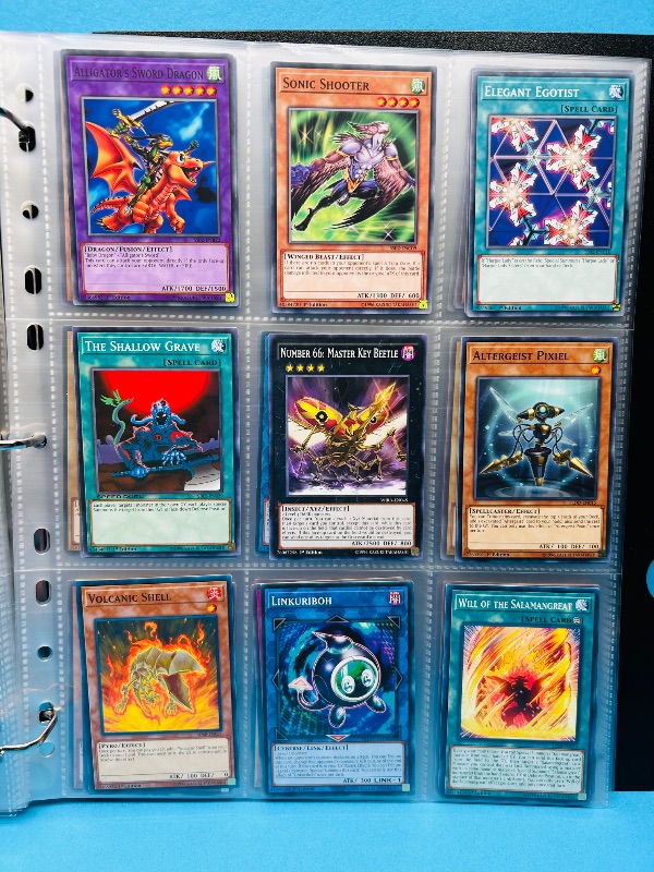 Photo 7 of 812256… final sale no returns/refunds -135 mixed Yu-Gi-Oh cards in binder -some holo