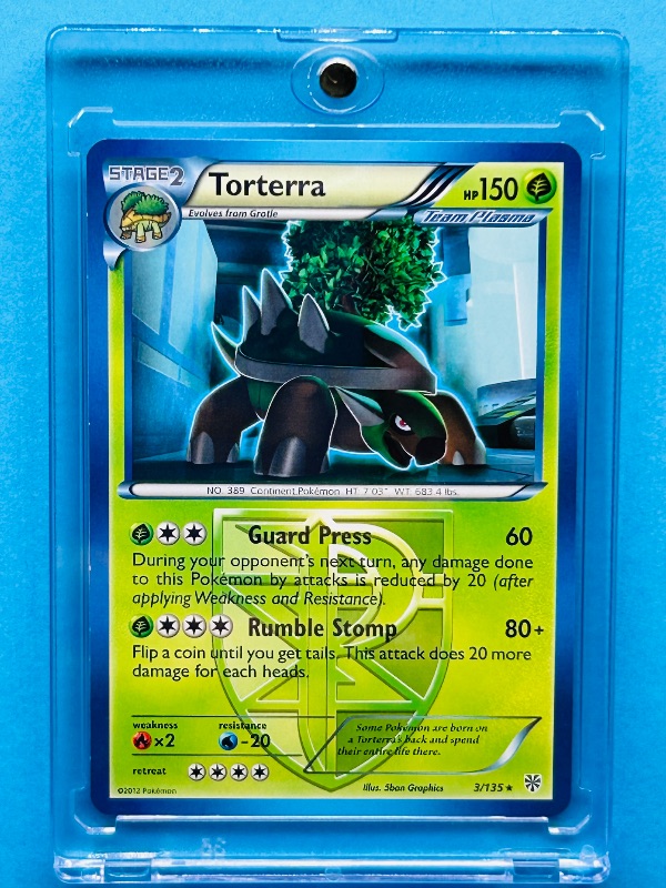 Photo 1 of 812271… Pokémon card in hard plastic case 3/135