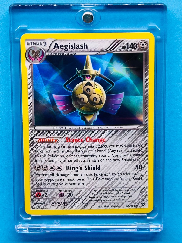 Photo 1 of 812276… Pokémon holo card in hard plastic case 86/146 