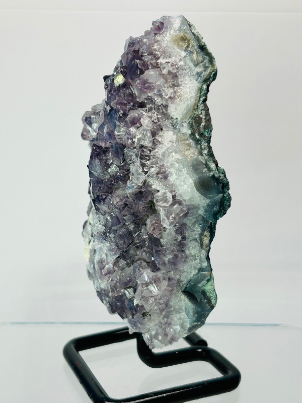 Photo 2 of 812338…5.5” amethyst crystal rock on stand- height includes display stand 