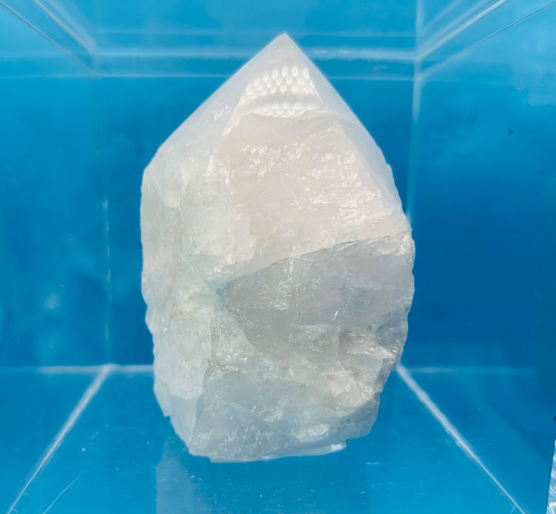 Photo 1 of 812343…geode point rock in 4x4” display case 