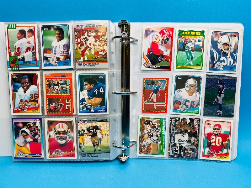 Photo 1 of 812402…final sale no returns/refunds- 360 mixed football cards in binder 