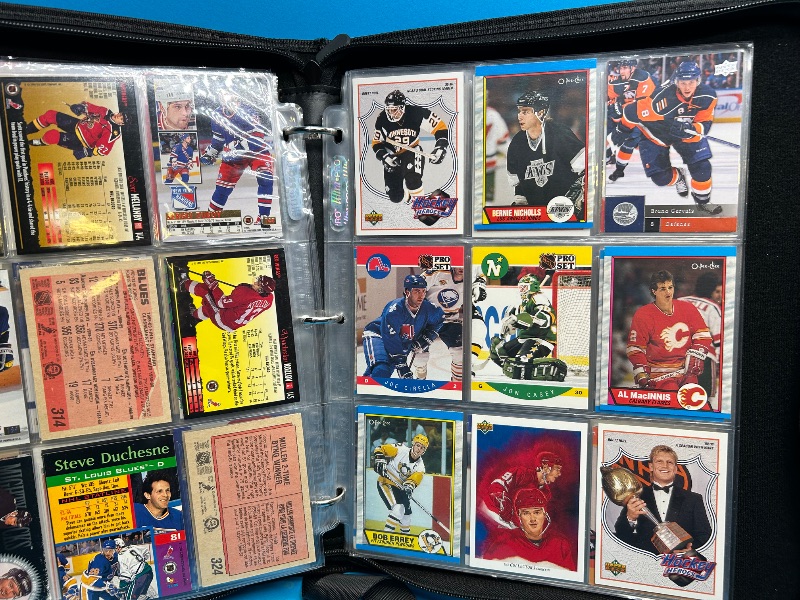 Photo 8 of 812403…final sale no returns/refunds-198 mixed hockey cards in binder 