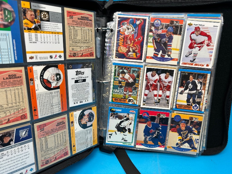 Photo 4 of 812403…final sale no returns/refunds-198 mixed hockey cards in binder 