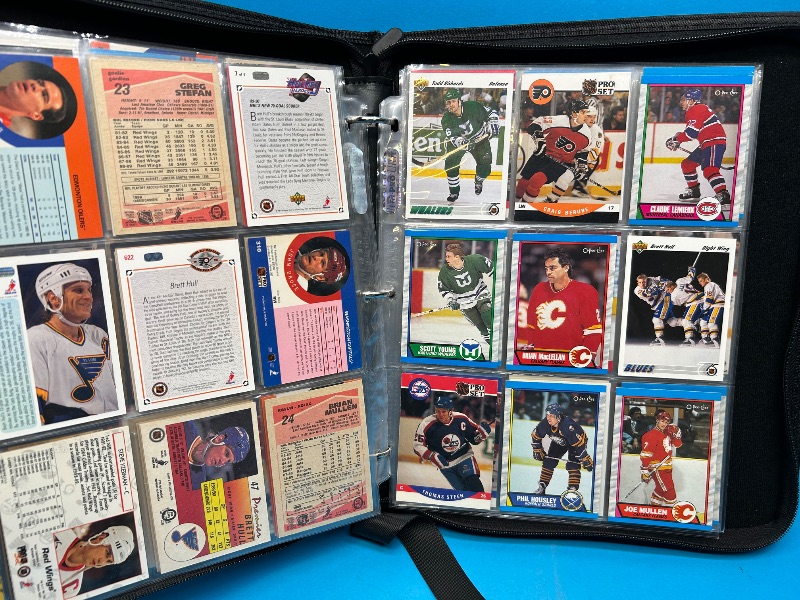 Photo 14 of 812403…final sale no returns/refunds-198 mixed hockey cards in binder 