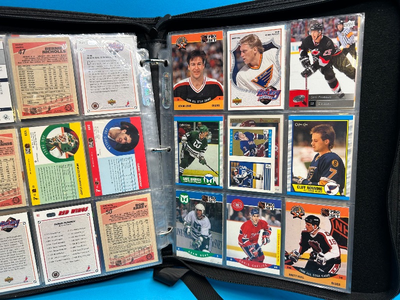 Photo 2 of 812403…final sale no returns/refunds-198 mixed hockey cards in binder 