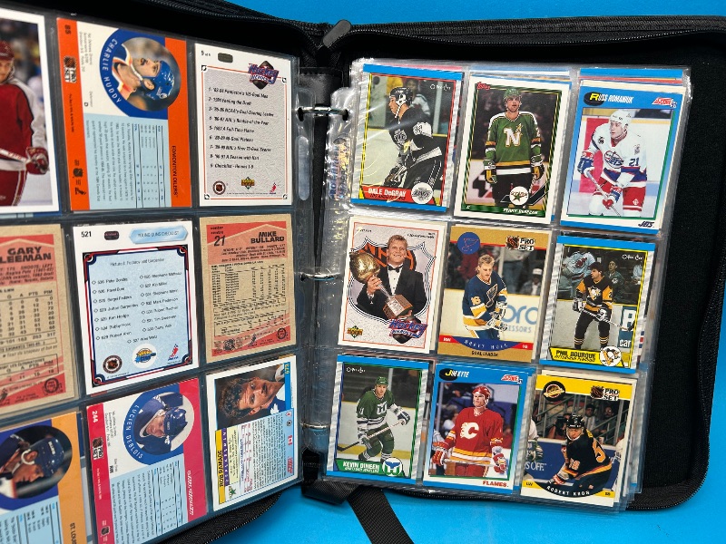 Photo 17 of 812403…final sale no returns/refunds-198 mixed hockey cards in binder 