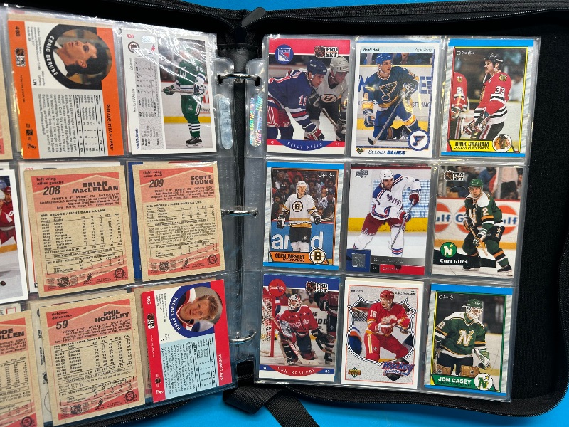 Photo 15 of 812403…final sale no returns/refunds-198 mixed hockey cards in binder 