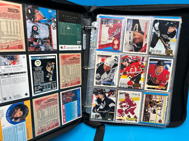 Photo 13 of 812403…final sale no returns/refunds-198 mixed hockey cards in binder 