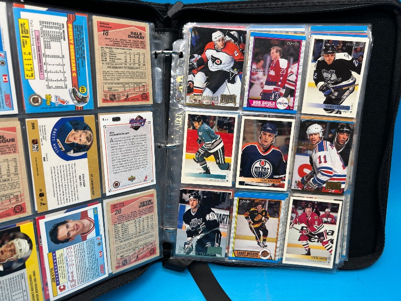 Photo 6 of 812403…final sale no returns/refunds-198 mixed hockey cards in binder 