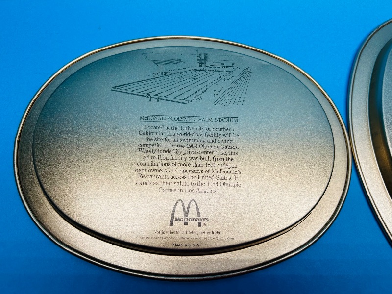 Photo 3 of 812427…2 vintage McDonald’s Olympic trays 