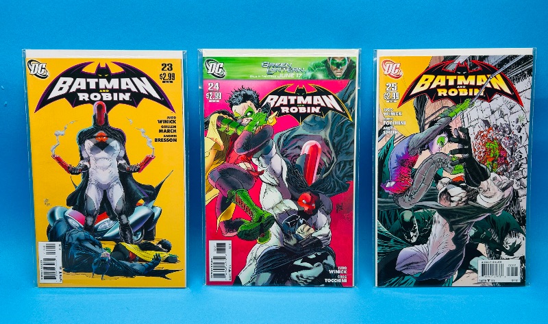 Photo 1 of 812441…3 Batman #23,24,25 comics in plastic sleeves 