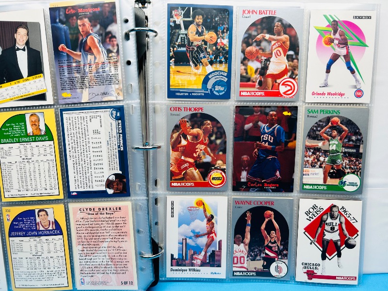 Photo 1 of 812461…final sale no returns/ refunds-171 mixed basketball cards in binder 