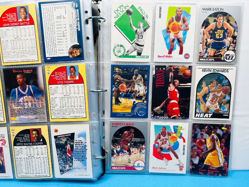 Photo 1 of 812461…final sale no returns/ refunds-171 mixed basketball cards in binder 