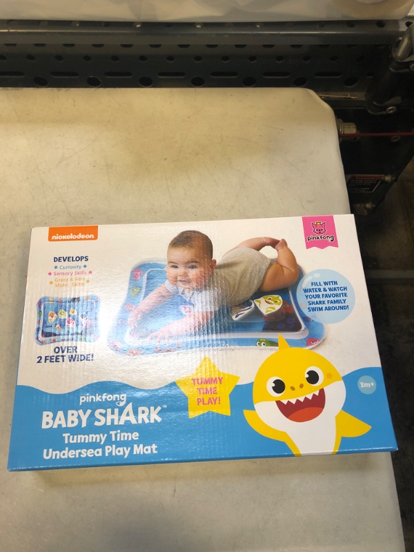 Photo 2 of Baby Shark Tummy Time Water Filled Play Mat – Infant Toys to Help Learn How to Crawl – Baby Shark Official