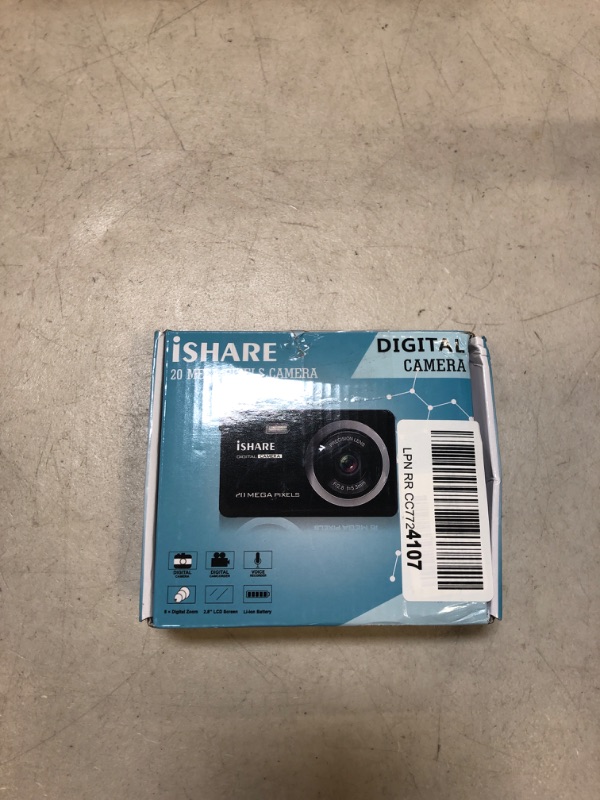 Photo 3 of iSHARE 20 MEGA PIXELS CAMERA 