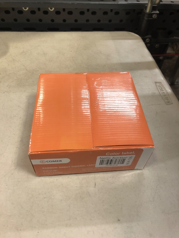 Photo 1 of K Comer 2.25" X 1.25" Direct Thermal Address Labels for Thermal Printer,BPA&BPS ,Self-Adhesive Address Shipping Thermal Stickers Include 4 roll Color Label