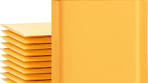 Photo 1 of 4"X8" yellow kraft padded envelopes 