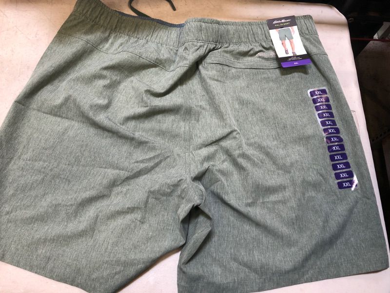 Photo 2 of Eddie Bauer Men's Woven Tech Short | Mens Shorts | Men Running Shorts | Gym Shorts for Men XX-Large Duck Green