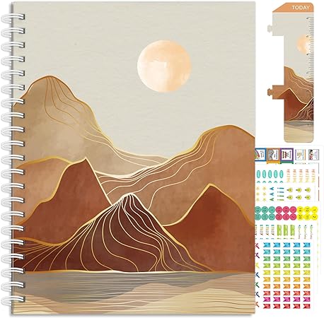 Photo 1 of Teacher Academic Planner 2023-2024, Weekly and Monthly Academic Planners for Women in Jul.2023 - Jun.2024, 8.5"x 11" Marked Tabs, Hardcover with Elastic Closure, Back Pocket, Twin-Wire Binding
