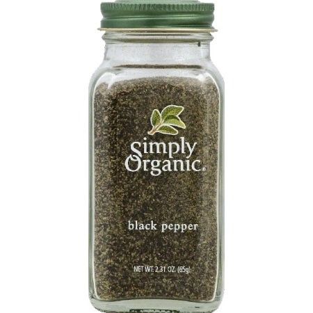 Photo 1 of 2 PACKS -- Simply Organic Black Pepper 2.31 Oz
