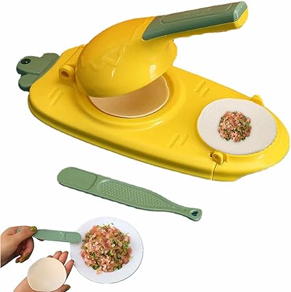 Photo 1 of 2 In 1 Dumpling Maker - Dumpling Maker Machine | Multifunction DIY Manual Dumpling Press Molds | Dumpling Skin Wrapper Mould | Baking Pastry Manual Press Maker For Empanadas, Ravioli
