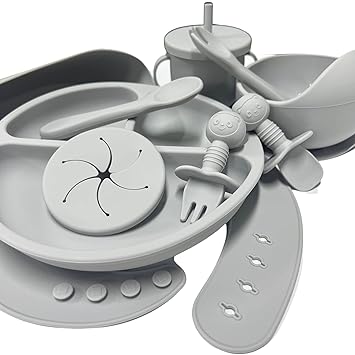 Photo 1 of Baby Feeding Starter Set (Gray)