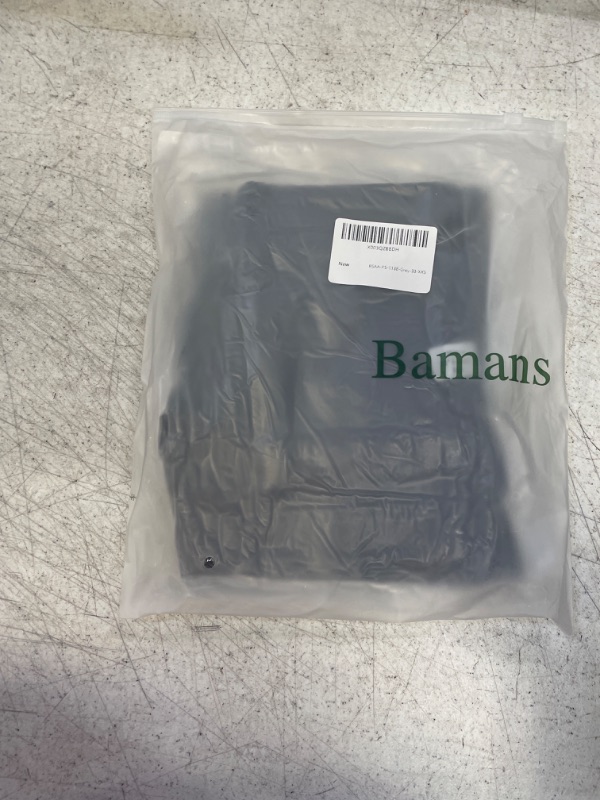 Photo 1 of Bamans Womens 19"/25"/27"/29"/31"/33" Dress Pants Work Office Slacks Business Casual Stretch Skinny Leg with Pockets Tall 33" Inseam XX-Small Grey