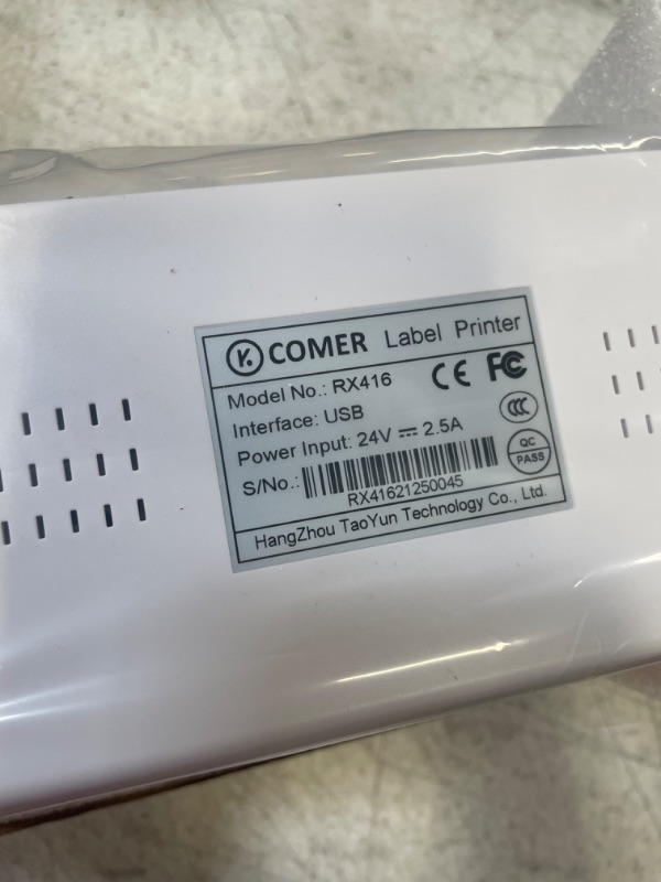 Photo 2 of K COMER Shipping Label Printers High Speed 4x6 Commercial Direct Thermal Printer Labels Maker Machine for Shipment Package, Compatible with Amazon Ebay Shopify Etsy UPS on Windows/Mac/Linux RX416-203DPI