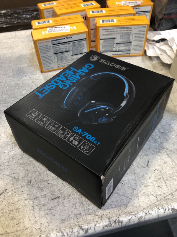 Photo 1 of SADES FBA_708 GT Universal Gaming Headset with Microphone - Retail Packaging