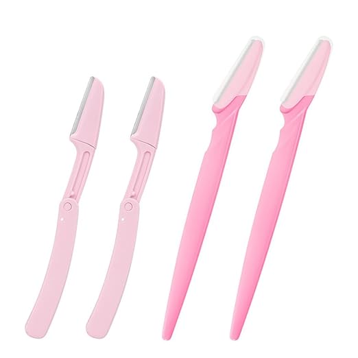 Photo 1 of Eyebrow Razor For Women,Foldable Face Razors,Multipurpose Tool for Face,Facial Razor With Safety Cover