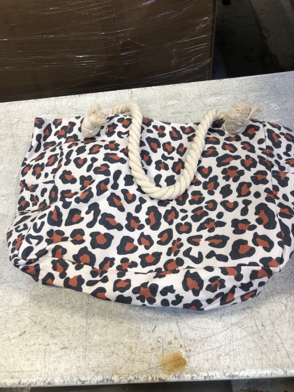 Photo 1 of Animal print beach bag