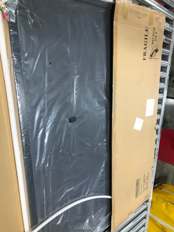 Photo 1 of Board2by Cork Board Bulletin Board 36 x 48, Black Wood Framed 4x3 Corkboard, Office Board for Wall Cork, Large Wall Mounted Notice Pin Board with 18 Push Pins for School, Home & Office 36"×48"