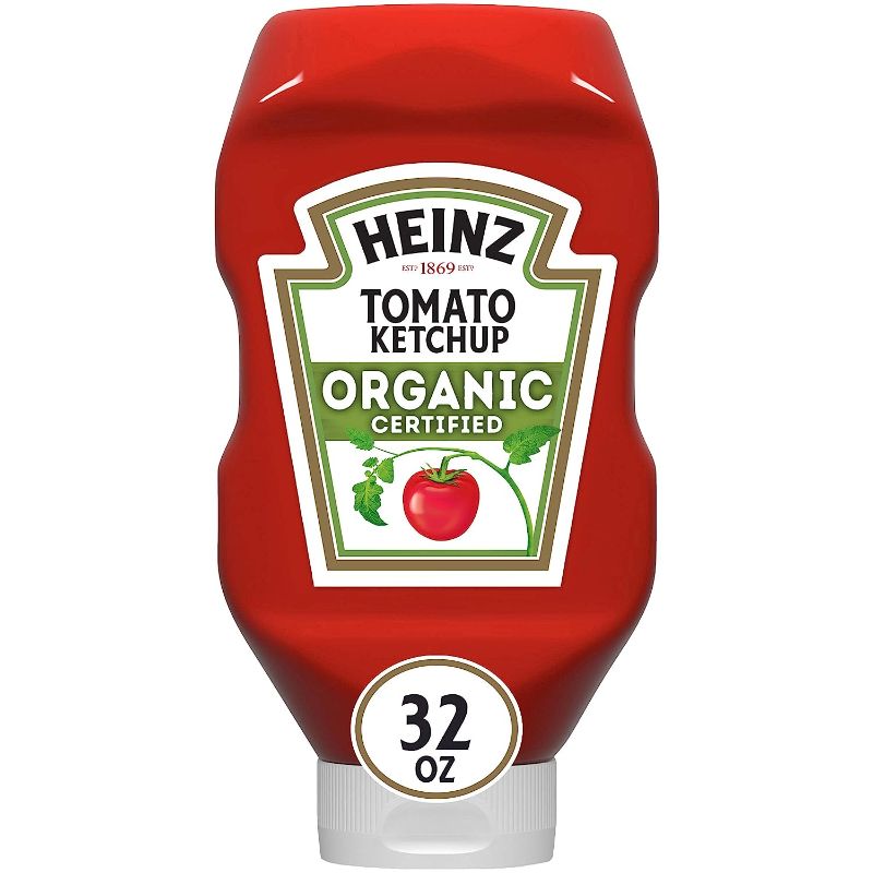 Photo 1 of Heinz Organic Tomato Ketchup (32 oz Bottle) - BBD 07/04/24