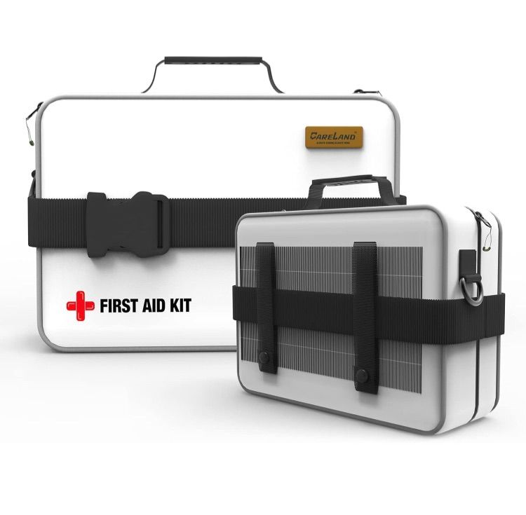 Photo 1 of First Aid Kit, 277PCS Essential Emergency Trauma Medical Supplies Packed in a White Waterproof Bag, Perfect for Car Home Office Travel Outdoor Camping Hiking