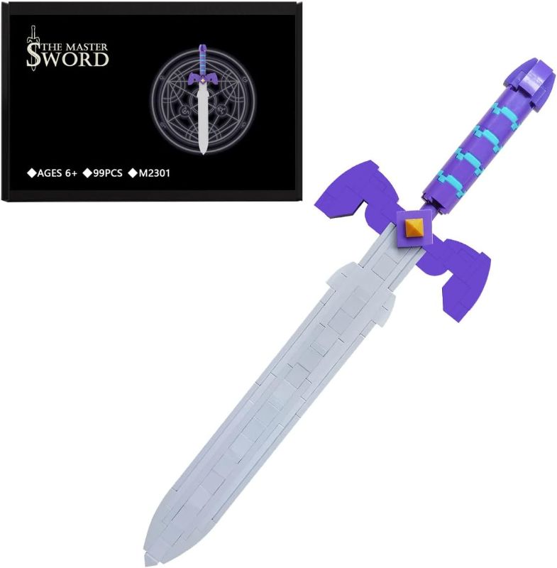 Photo 1 of The Master Sword Building Kit, Micro Hyrule Building Blocks Set, Unique Link’s BOTW Decorations and Building Toys Educational Toys 3D Puzzle Gifts for Adults Boys Kids Ages 6-12 Year Old (99 Pieces)
