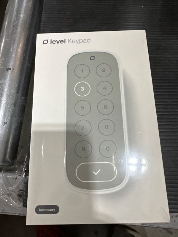 Photo 1 of Backlit Bluetooth Keypad – Smart Keypad for Level Locks with Sharable Key Codes
