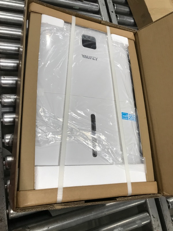 Photo 1 of Yaufey 80 Pints Most Efficient Energy Star Dehumidifier for Home, Basement and Large Room up to 6500 Sq. Ft., with Drain Hose, Timer, Intelligent Humidity Control and Large Water Tank
