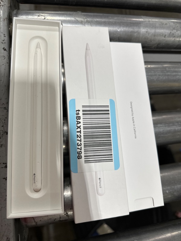 Photo 1 of Apple Pencil (2nd Generation): Pixel-Perfect Precision and Industry-Leading Low Latency, Perfect for Note-Taking, Drawing, and Signing documents. Attaches, Charges, and Pairs magnetically.