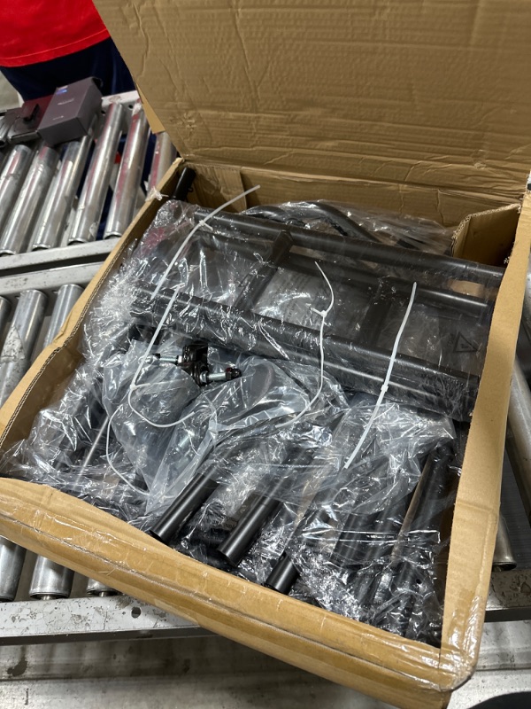 Photo 1 of Simple Houseware Heavy Duty Double Rail Clothing Garment Rack, Black