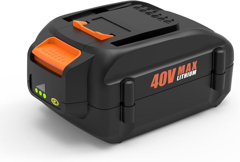 Photo 1 of WA3580 40V 3.5Ah Lithium Battery for Worx 40V Battery Compatible with Worx 40 Volt Tools WG180 WG280 WG380 WG580 Not Fit 2x20v Tools
